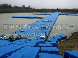 安徽亳州加強型大浮筒水上平臺