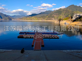 浙江麗水某景區酒店碼頭