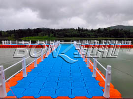 貴州畢節金海湖濕地公園游船碼頭